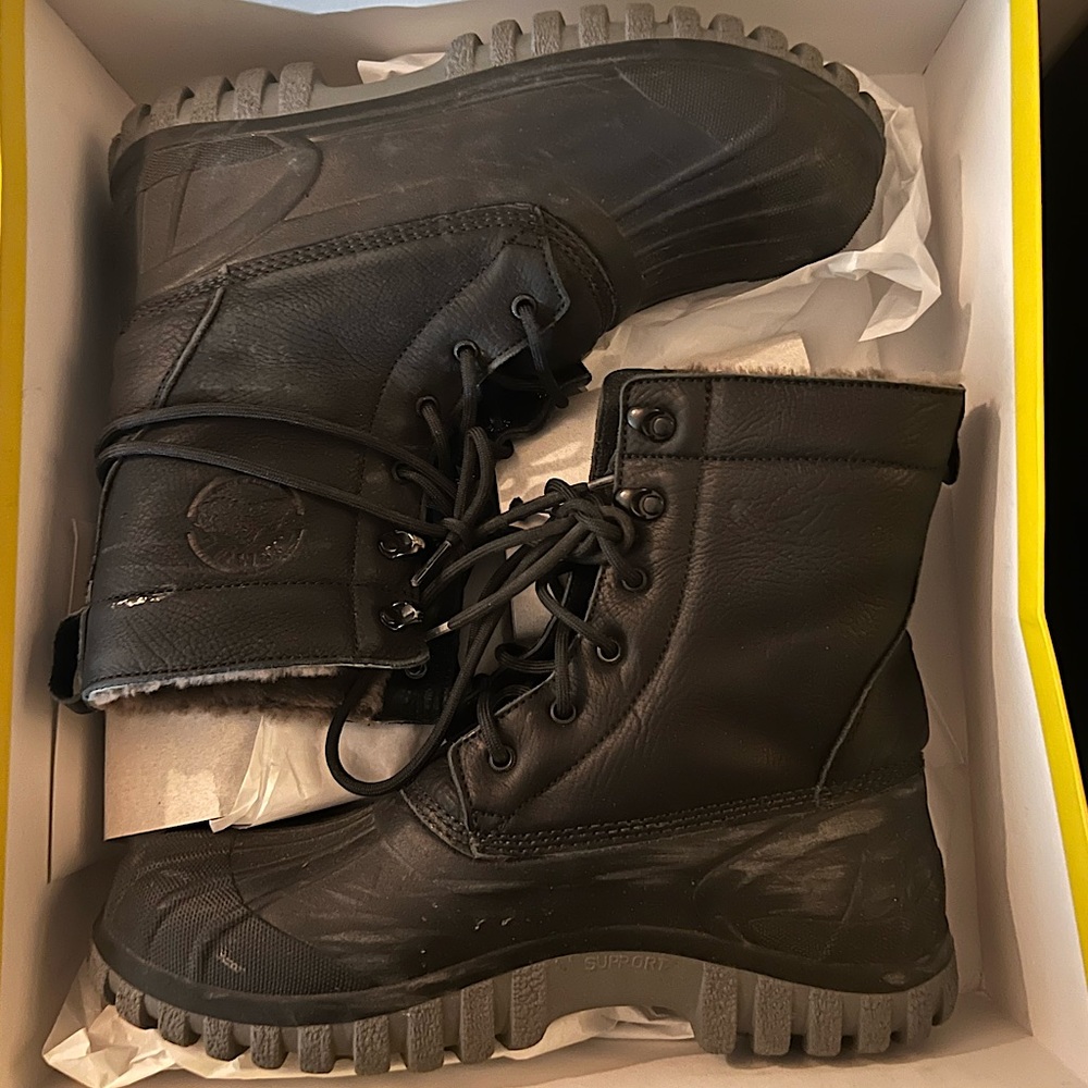Diemme Black Calf Anantra Boots, Italy.